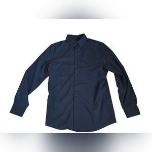 Zara Black Button Up Dress Shirt Size M